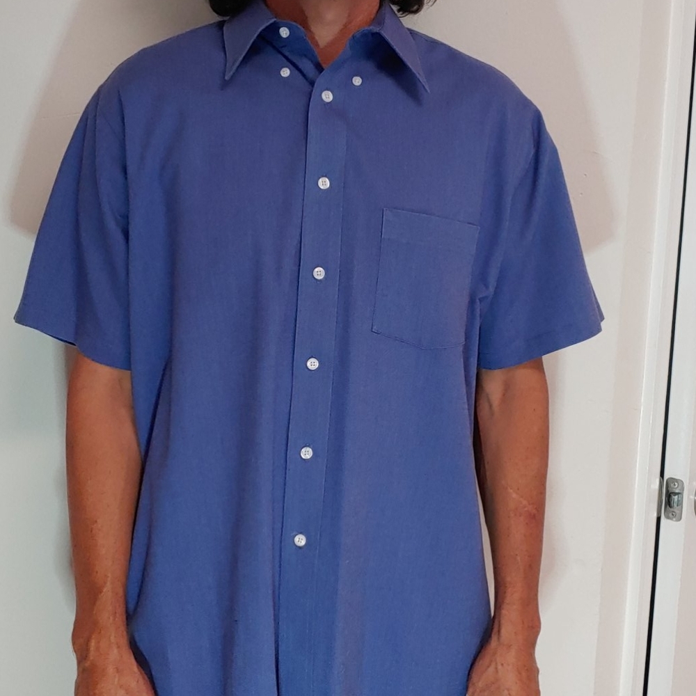Claybrooke Blue Button-up